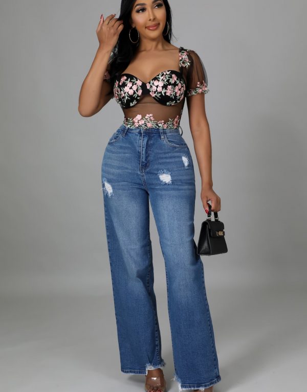 Top fleuri